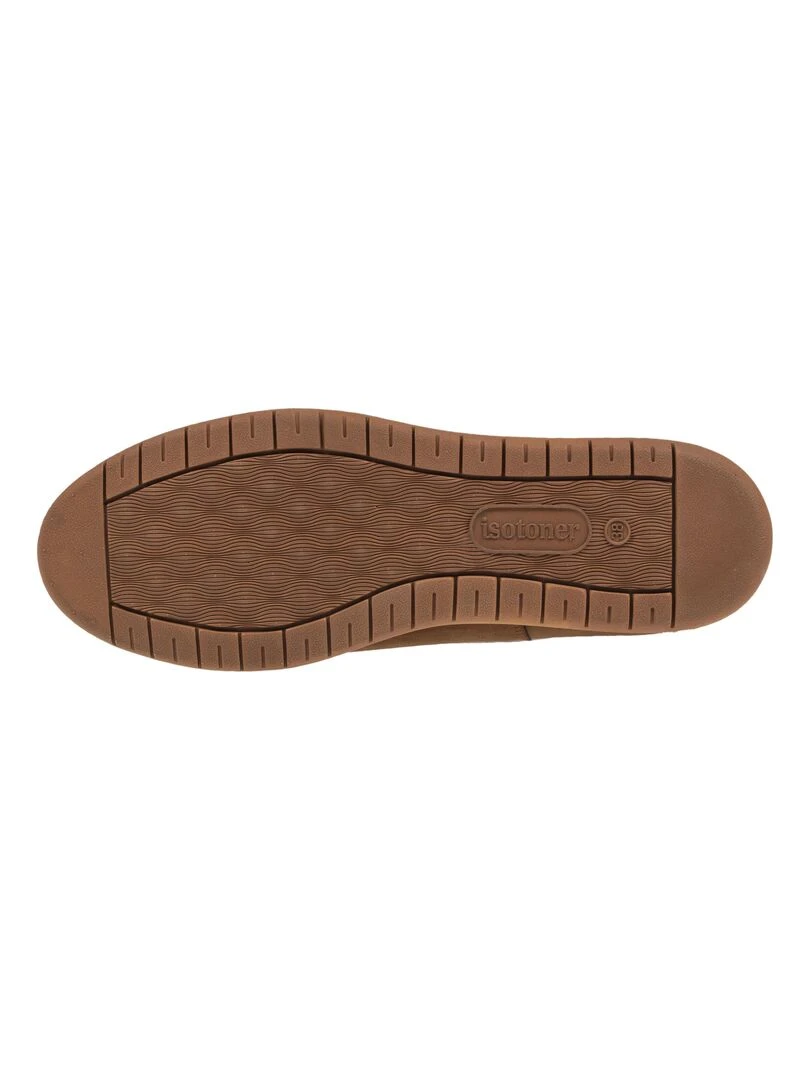 Bottines Femme Col imitation fourrure Camel   Camel