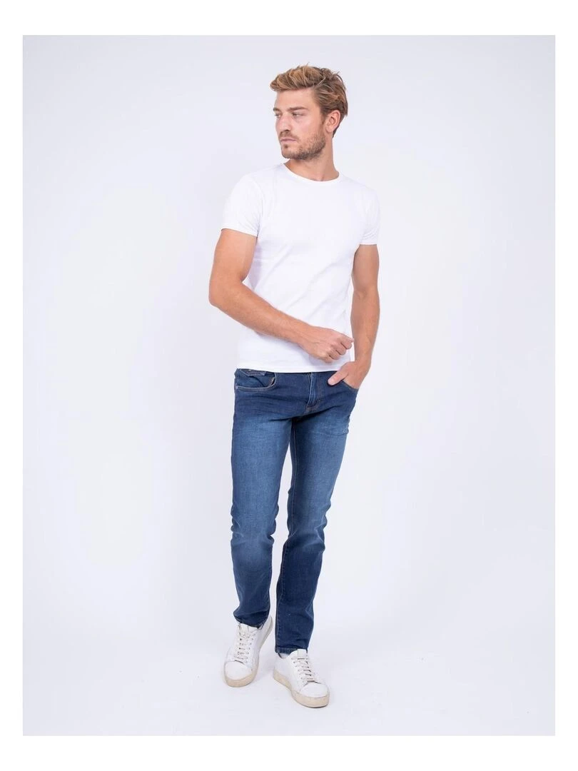 Jean coupe ajustée SOLVAP   Bleu foncé
