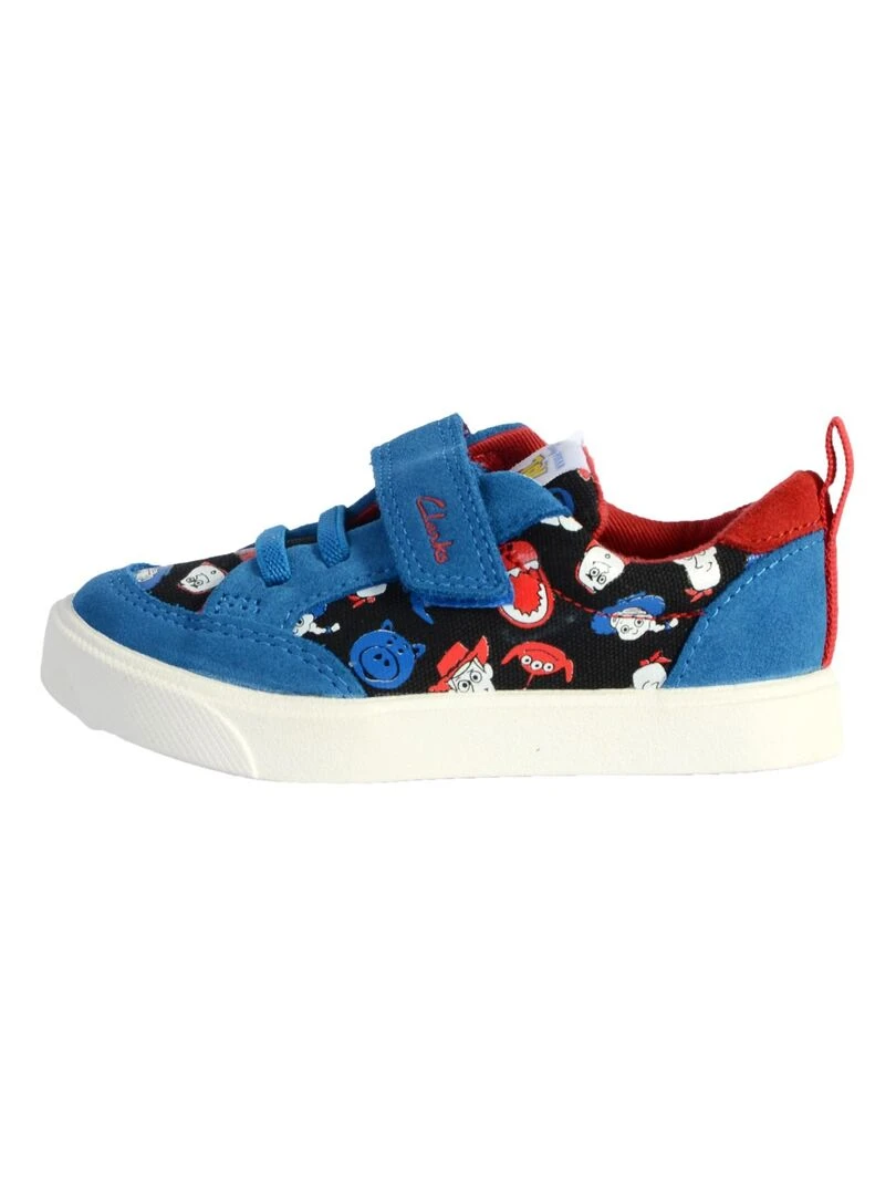 Basket Enfant Clarks City Howdy T Bleu
