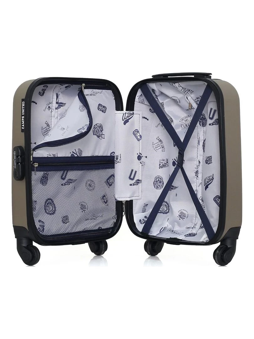 CAMPS UNITED   VALISE CABINE XXS YALE 4 ROUES 46 CM   Beige
