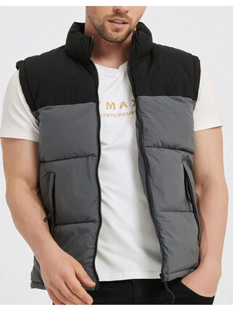 doudoune sans manches Kebello   gris anthracite