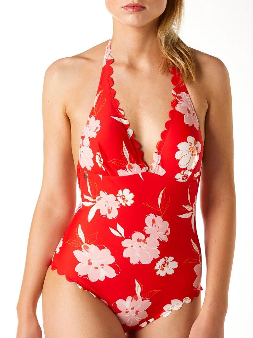 Maillot une pièce RIO   Brigitte Bardot Bain   Rouge