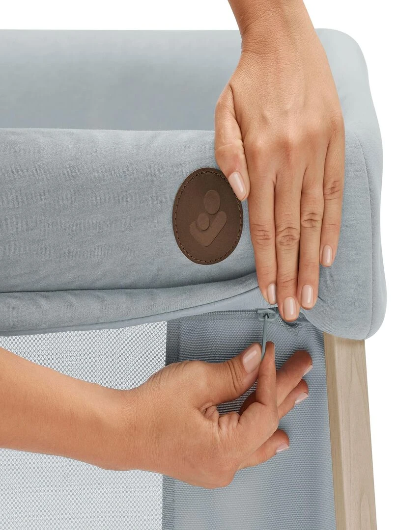 MAXI COSI IRIS ECO  Lit de voyage 2 en 1   Compact   De 0 à 3 ans  Beyond Grey   Argent