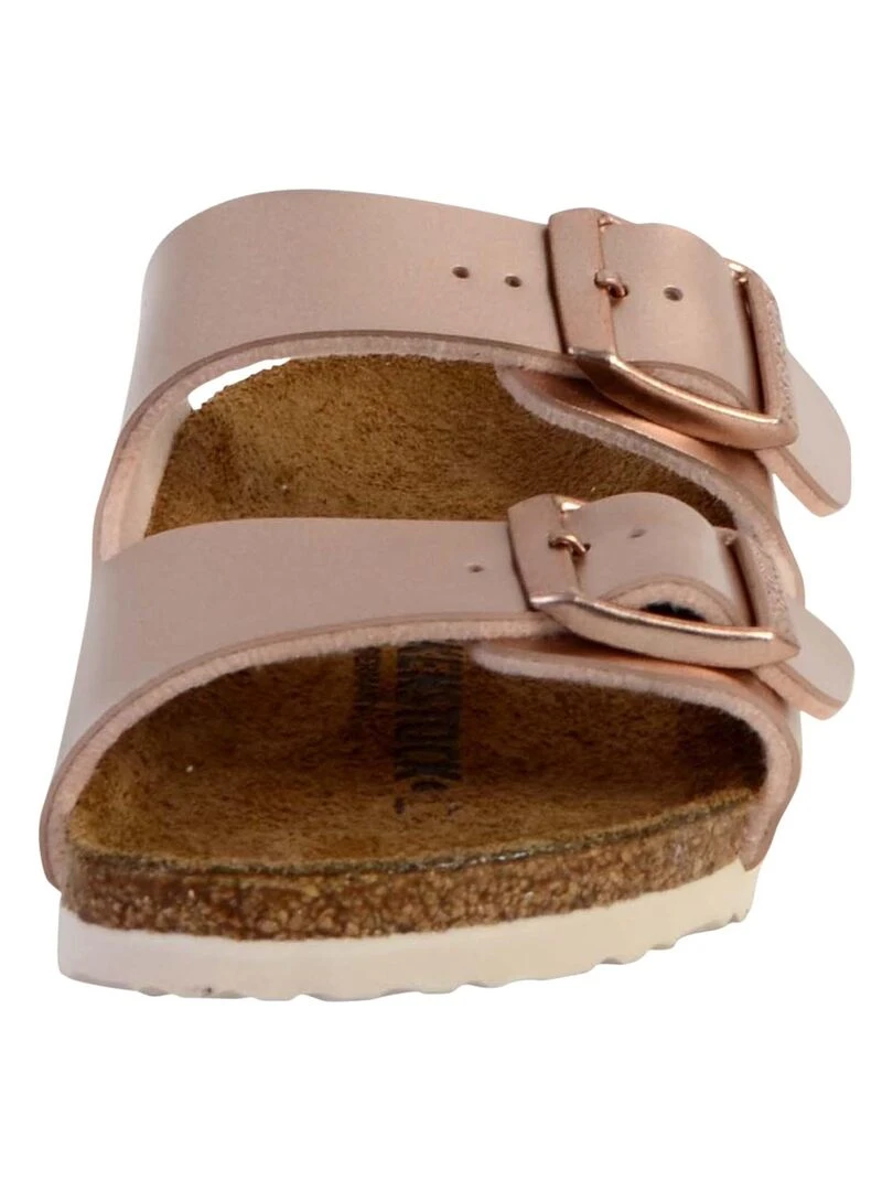 Sandales Birkenstock Arizona Birko Flor Enfant   Gris