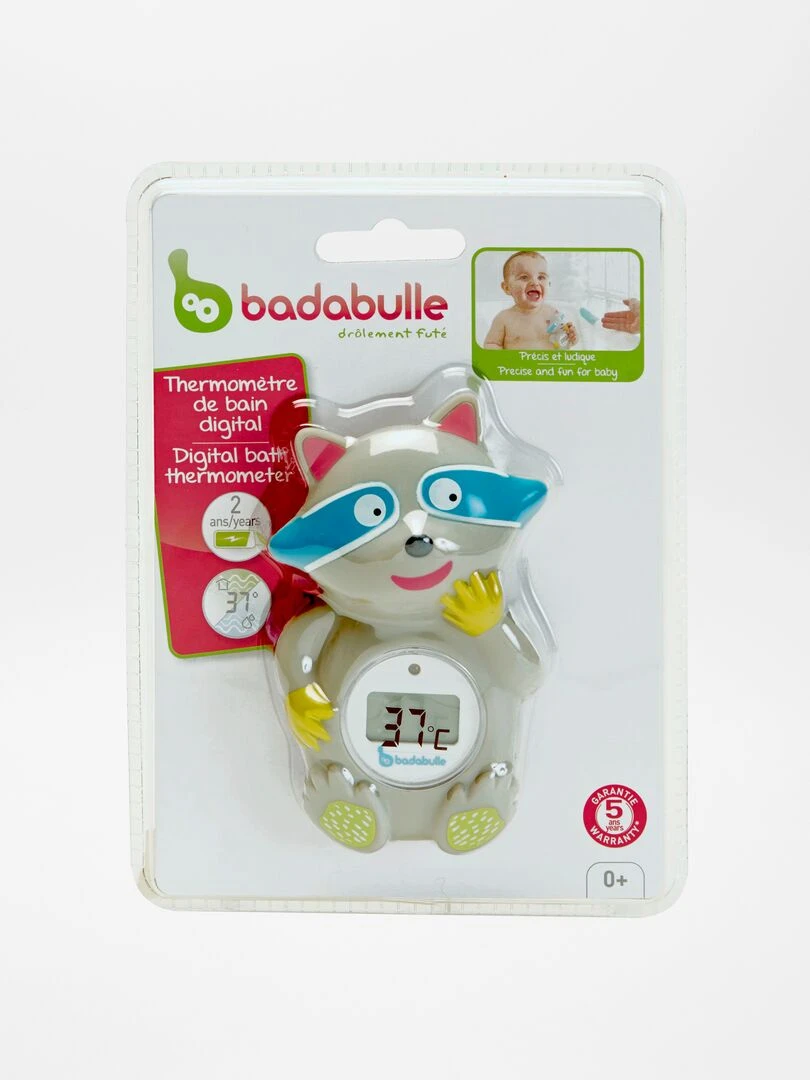 Thermomètre de bain digital 'Badabulle'   Gris