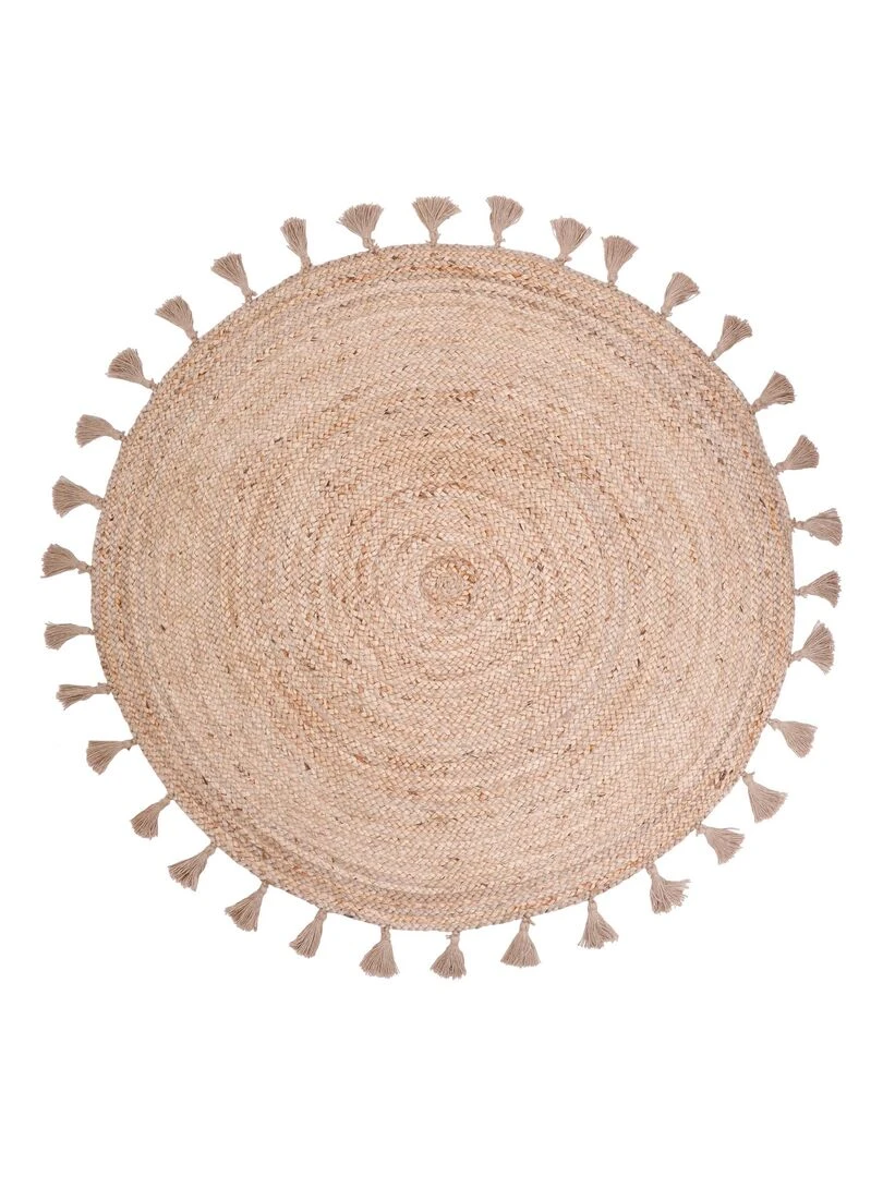 Tapis Rond En Jute Else (140 Cm) Beige