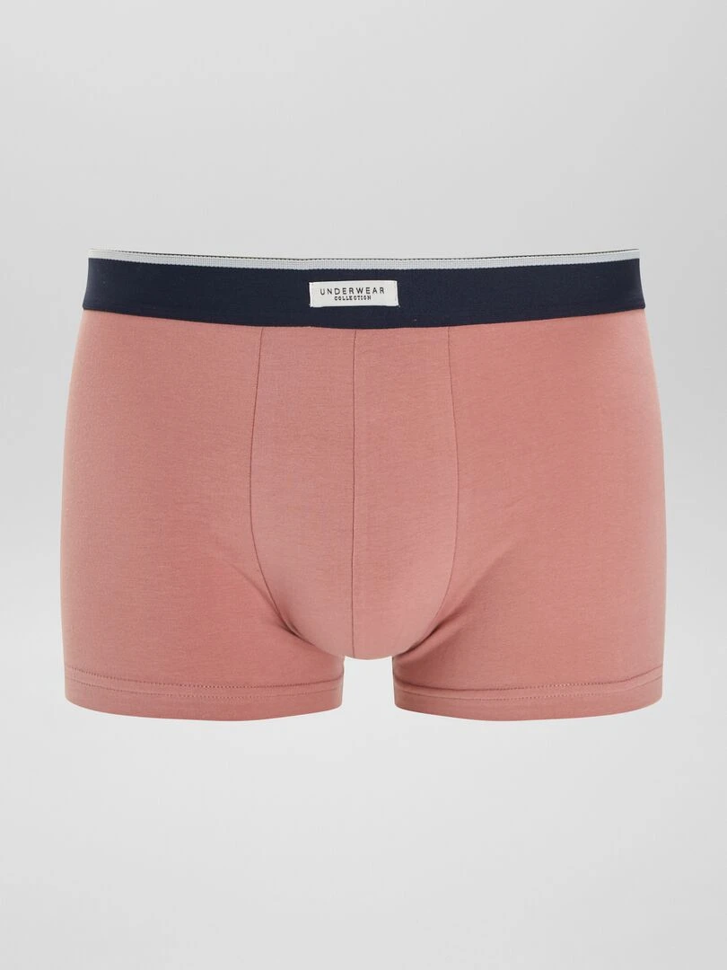 Lot 3 boxers stretch   Bleu/rose