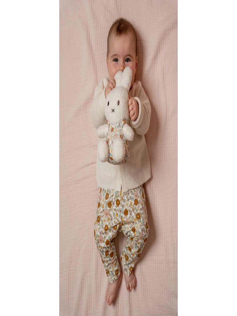 Peluche Miffy   Vintage Little Flowers   60 cm   Beige
