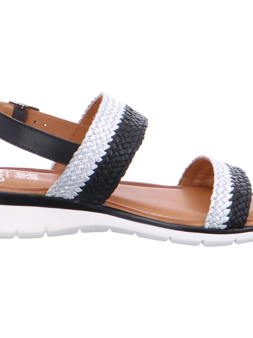 Sandale Cuir Ara Kreta   Noir