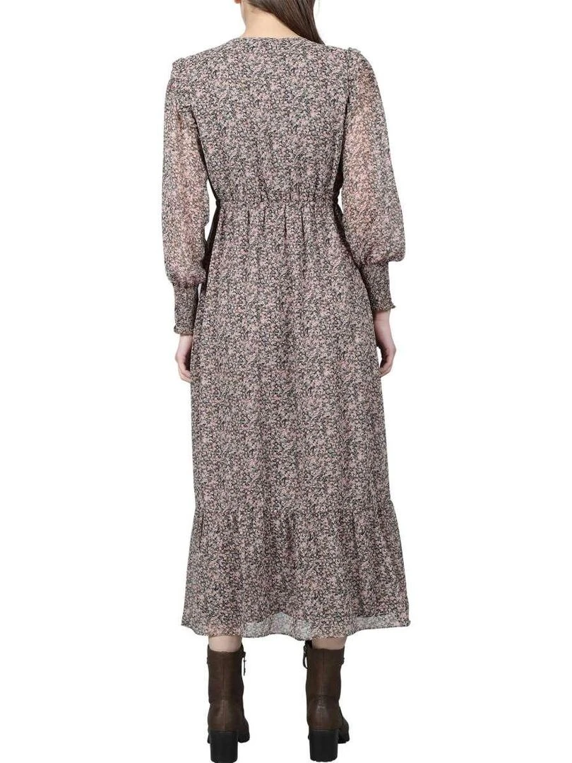 CHATTAWAK Robe mi longue Rose