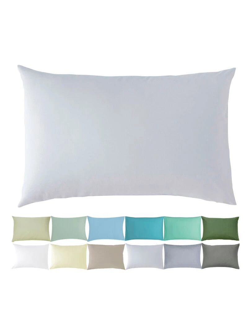 Taie d'oreiller bébé 100% coton Bio 'P'tit Basile' Gris perle