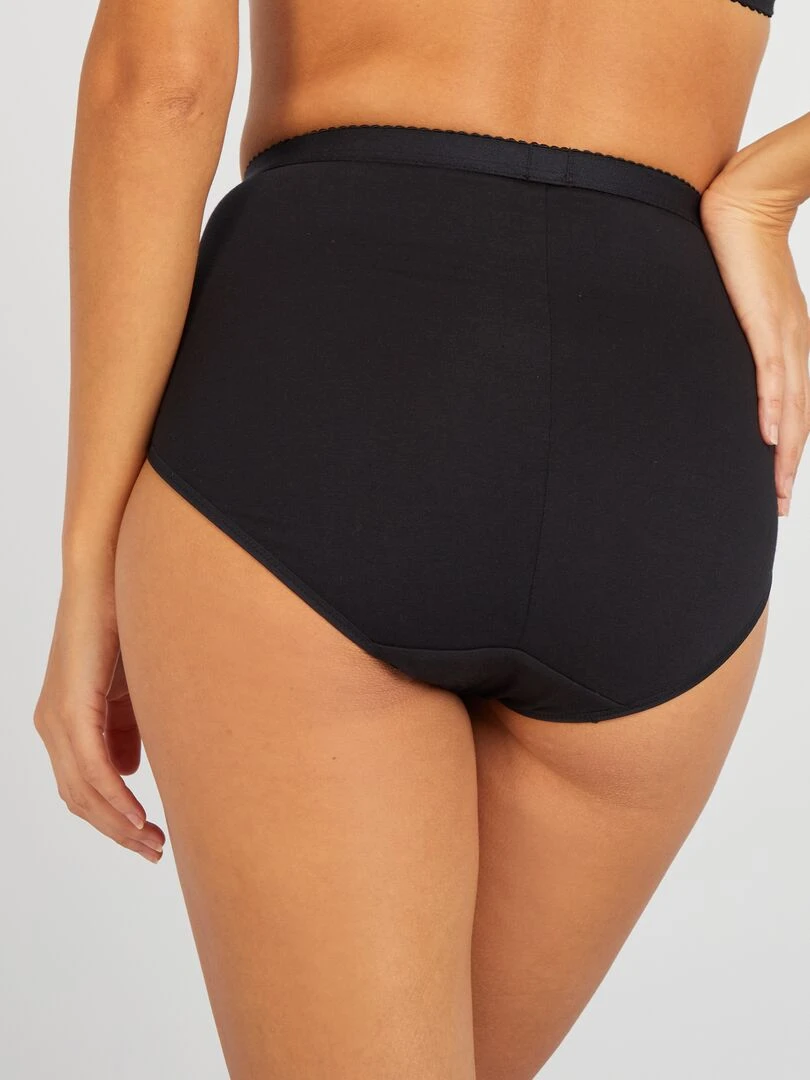 Culotte taille haute 'Sans Complexe'   noir