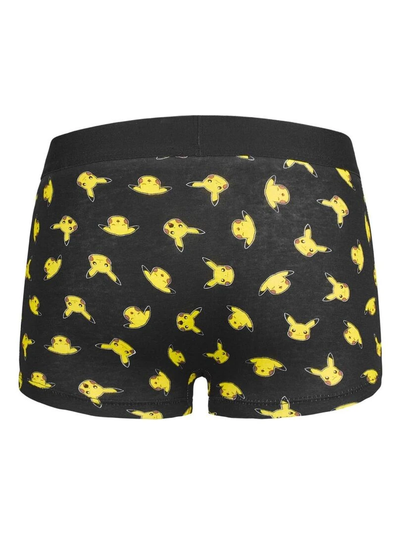 Lot de 5 Boxers coton garçon Pokemon Pokemon   Noir
