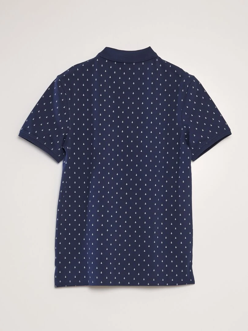 Polo fantaisie Marine