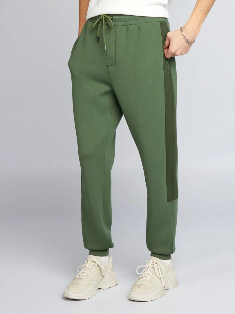 Jogging bicolore Vert