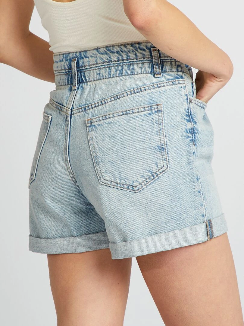 Short en jean   Triple stone