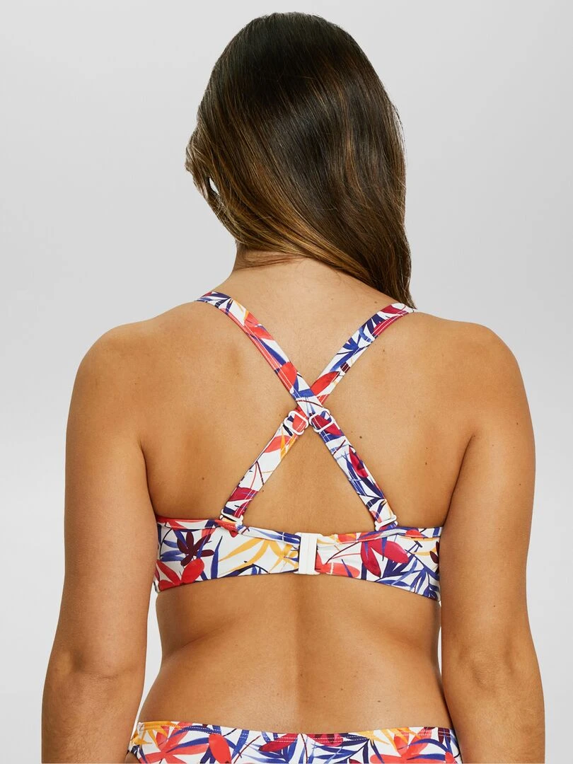 Bandeau de bain avec bretelles amovibles Blanc