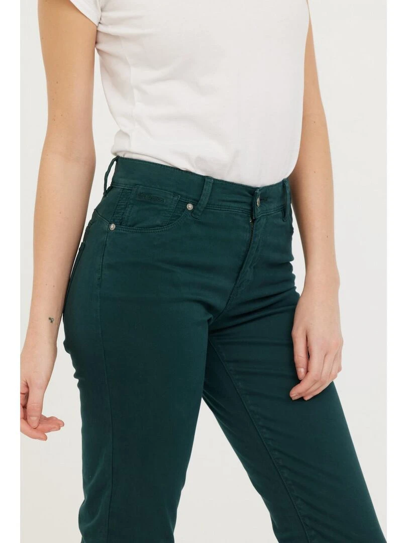 Lee Cooper   Pantalon coton slim JANA   Vert