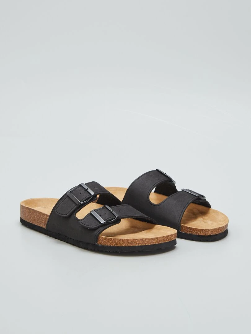 Mules avec brides noir