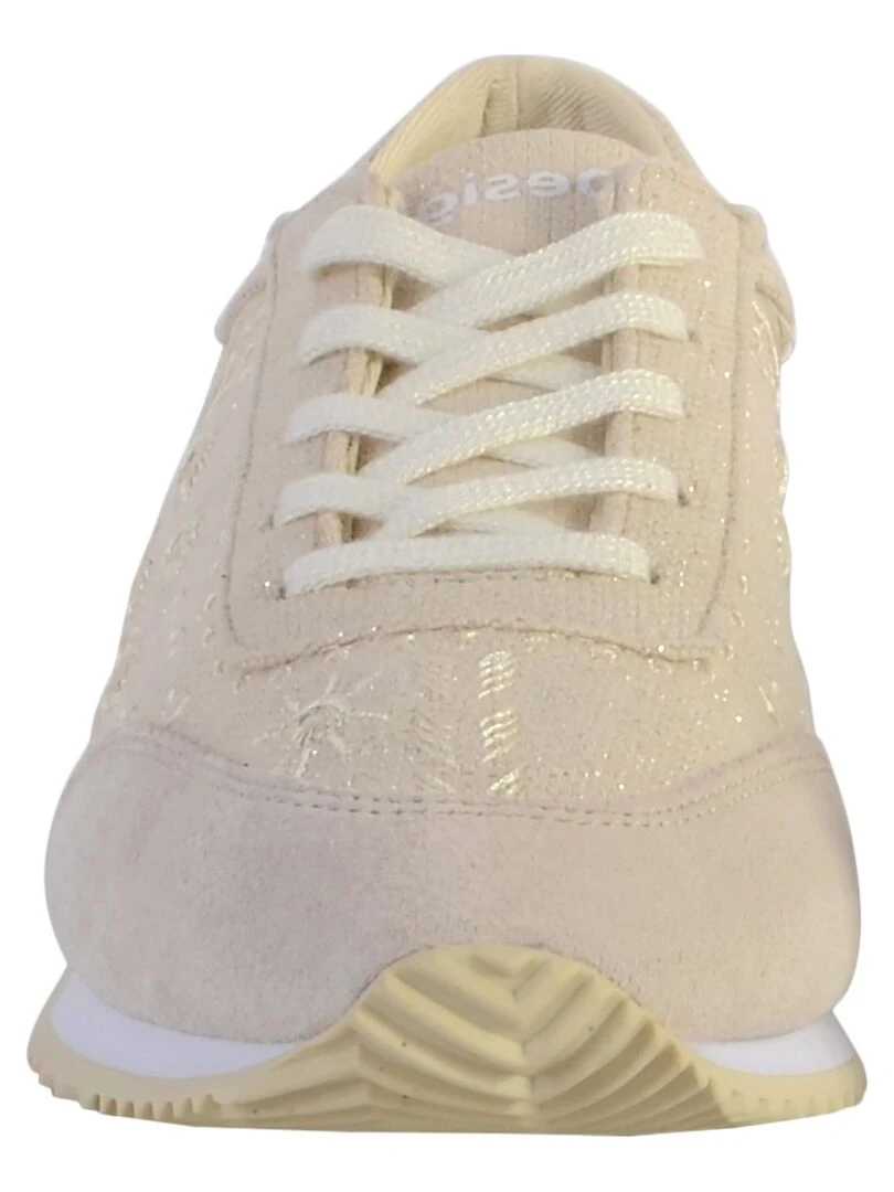 Basket Cuir Desigual Royal   Beige