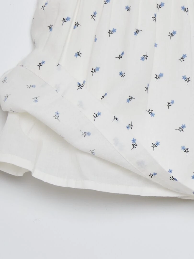 Robe de cérémonie en crêpe   Blanc