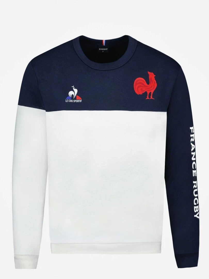 Sweats 'Le Coq Sportif' 'Ffr Fanwear Crew Sweat N°2 M' Blanc
