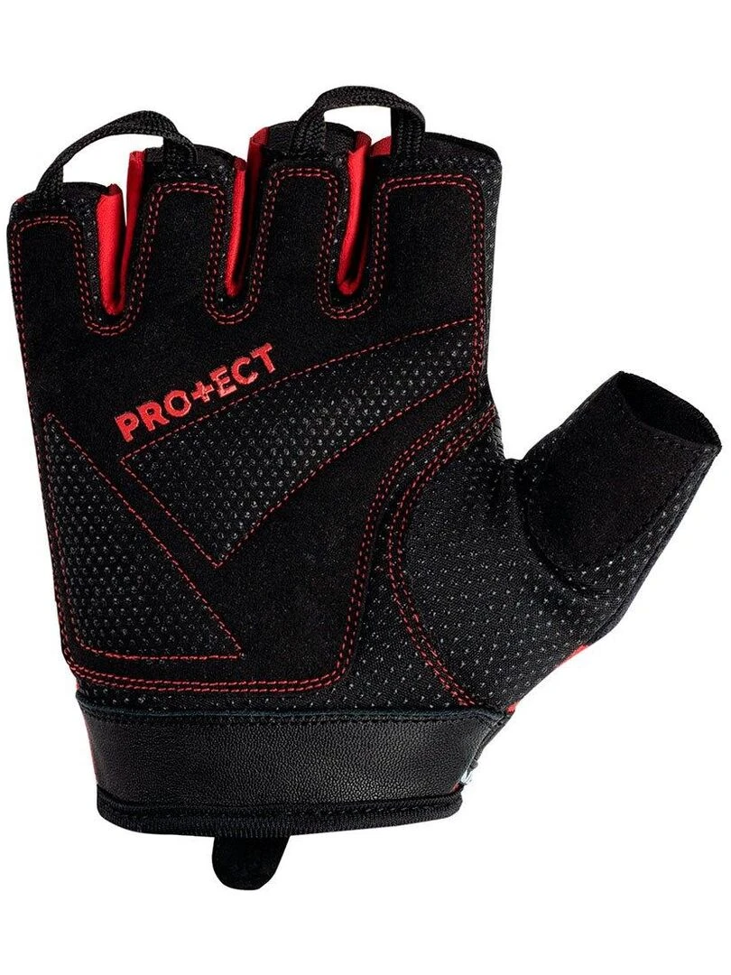 IQ Gants BRIGHT Adulte Noir Rouge