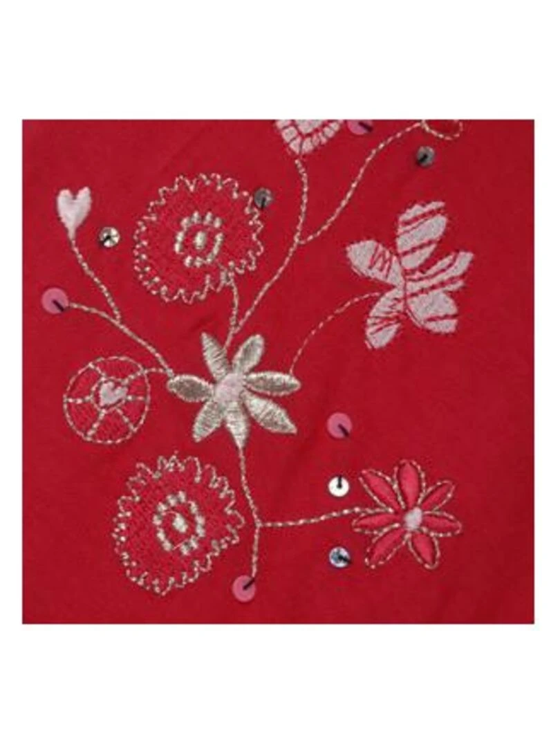 T shirt manches courtes fille FURY   MISS GIRLY   Rose framboise