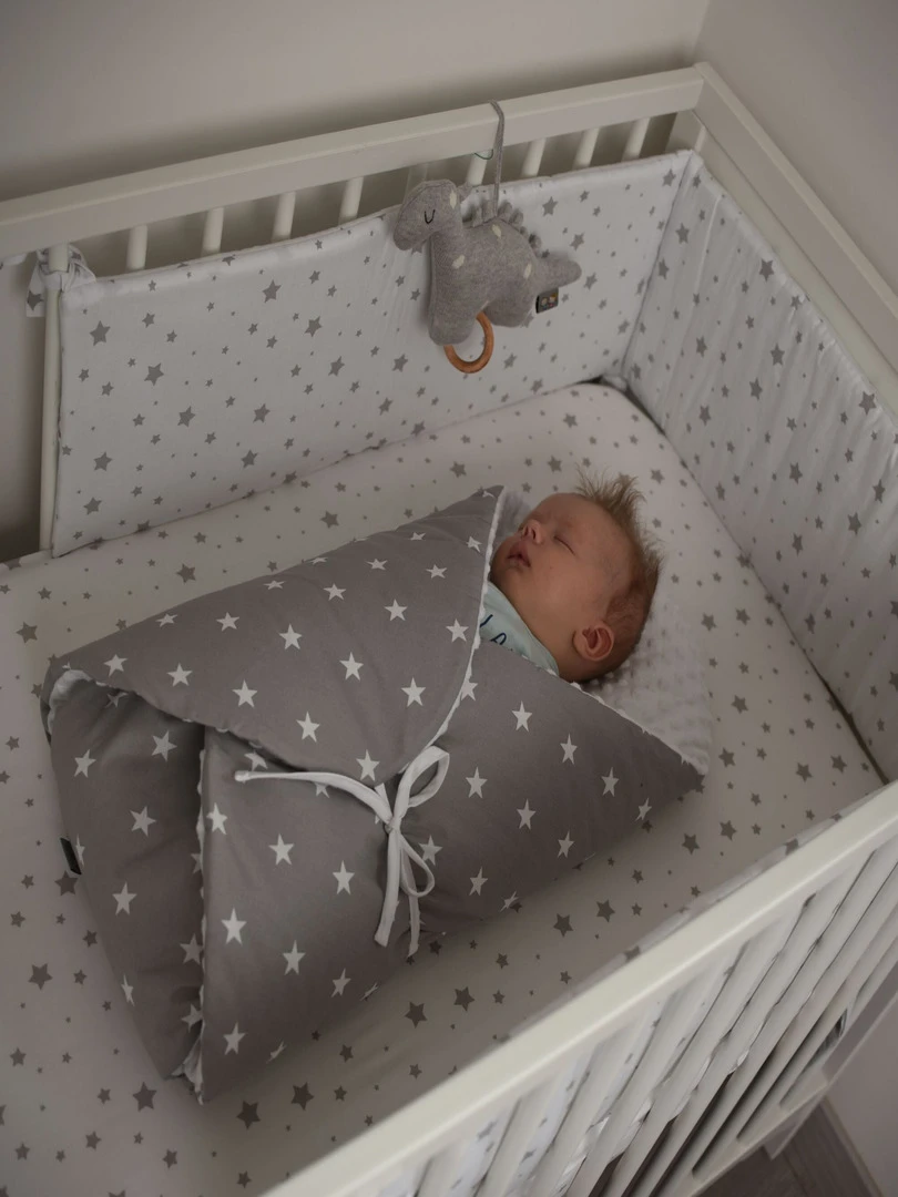 Veilleuse musicale en tricot de coton  DINO   Gris
