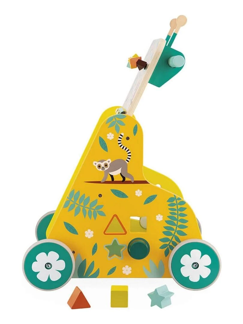 Chariot de marche multi activités en bois Tropik   N/A