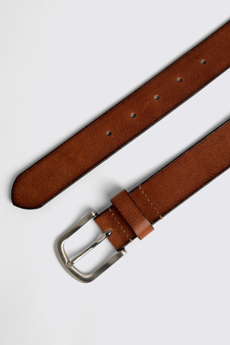 Casual Tan Leather Belt Buy Online at Moss
