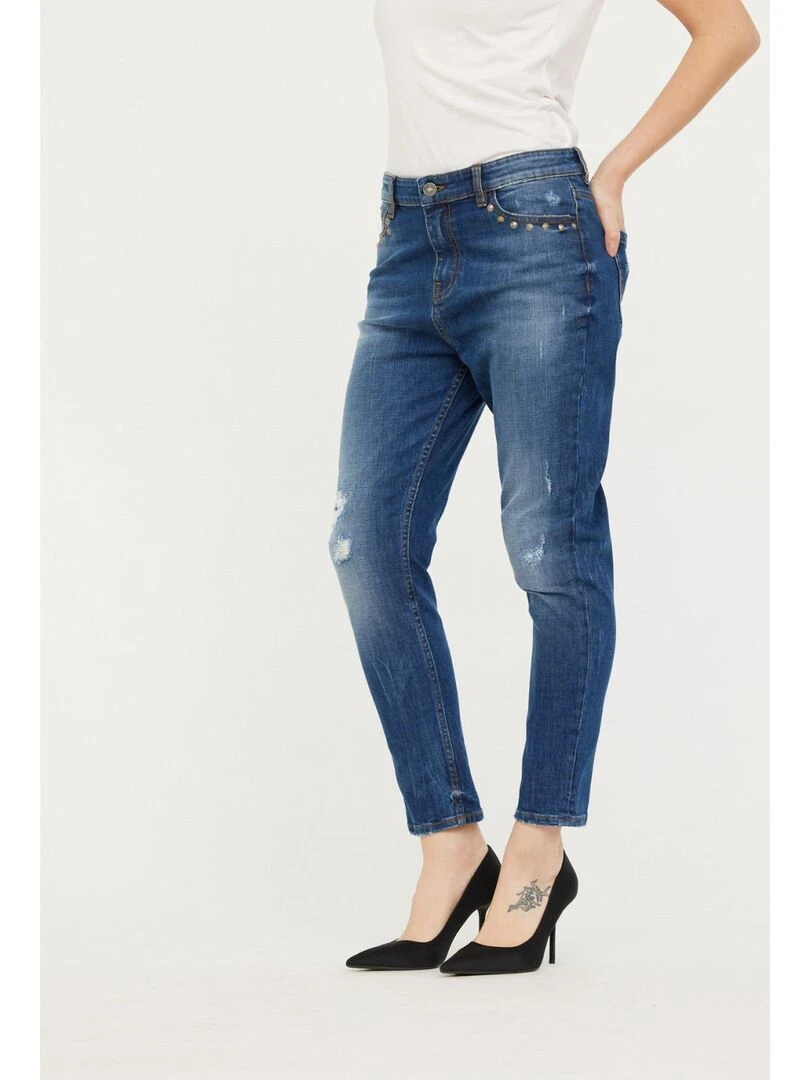 Lee Cooper Jean coton boyfriend JOHANA Bleu