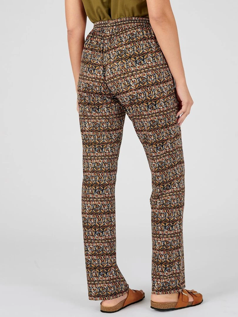 Pantalon maille crêpe stretch   Damart   Kaki
