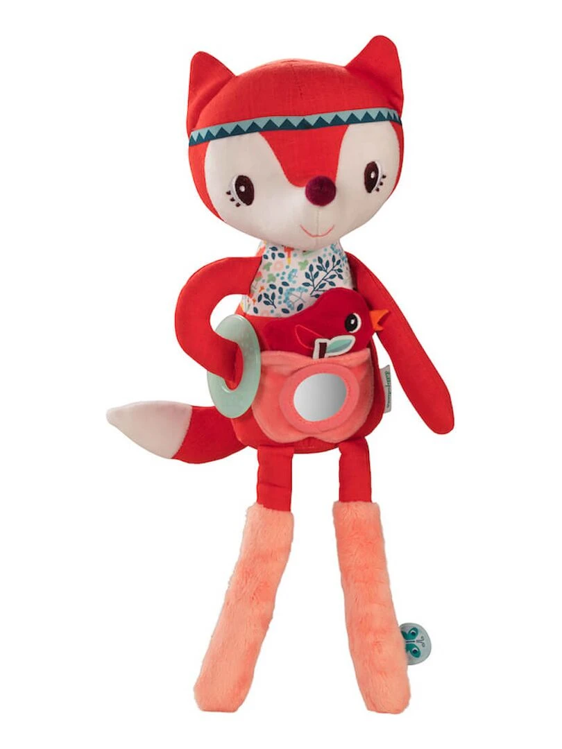 Peluche câline d'activités Alice (40 cm)   Rouge