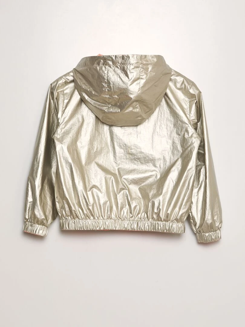 Coupe vent réversible   Doré