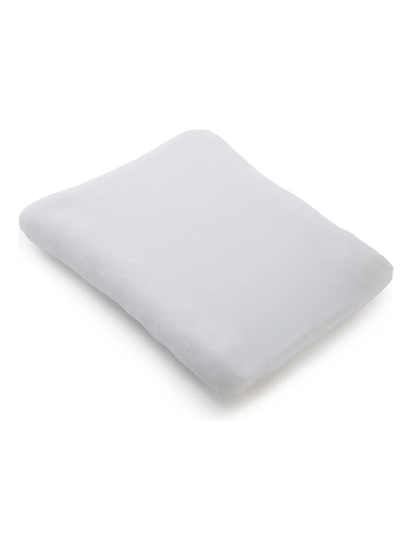 Housse blanche matelas à langer (50 x 75 cm) Blanc