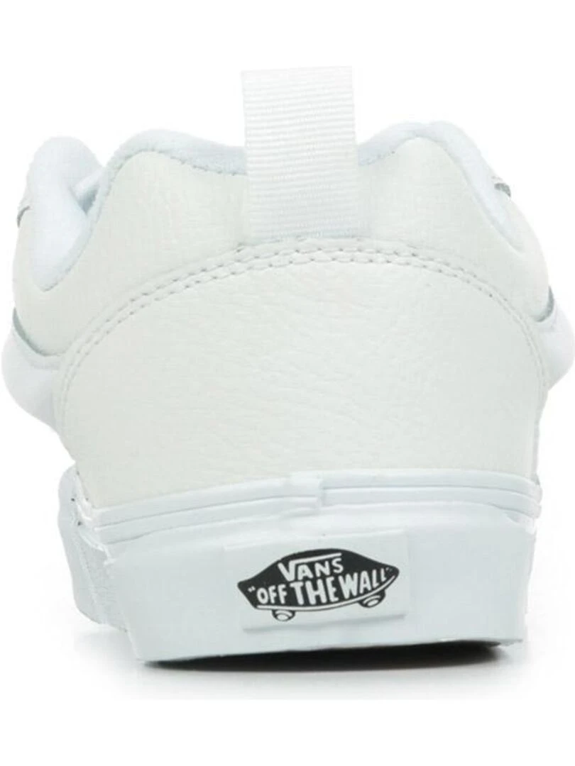 Basket Cuir Vans Knu Skool   Blanc