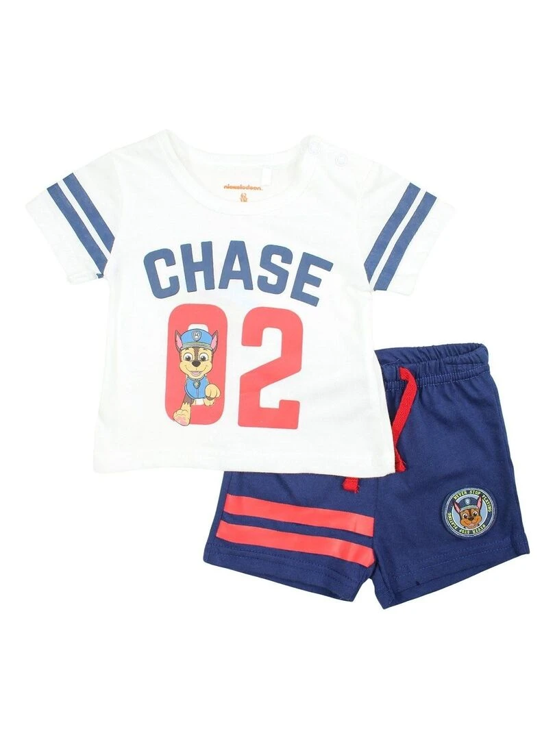Paw Patrol Ensemble T shirt short bébé garçon Imprimé Lilo Et Stitch Blanc