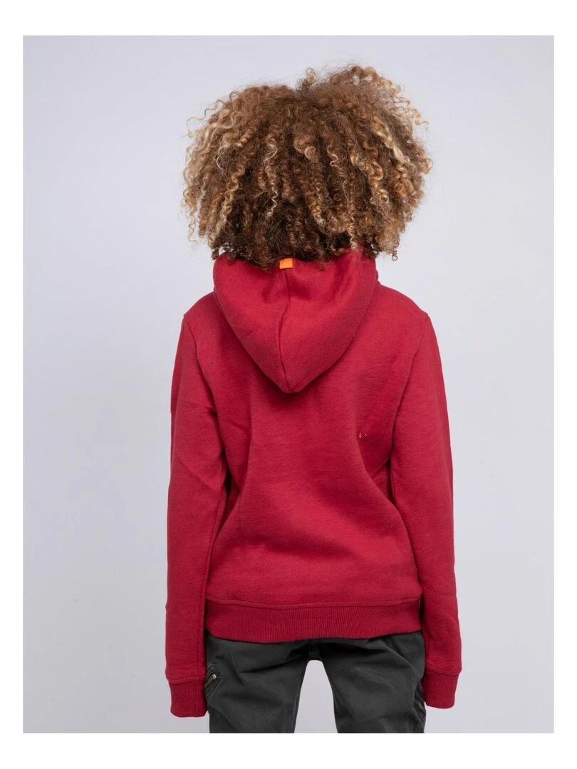 Sweat capuche WASLAW J Rouge