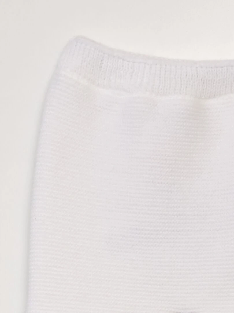 Pantalon 'La Manufacture de Layette'   Made in France   blanc