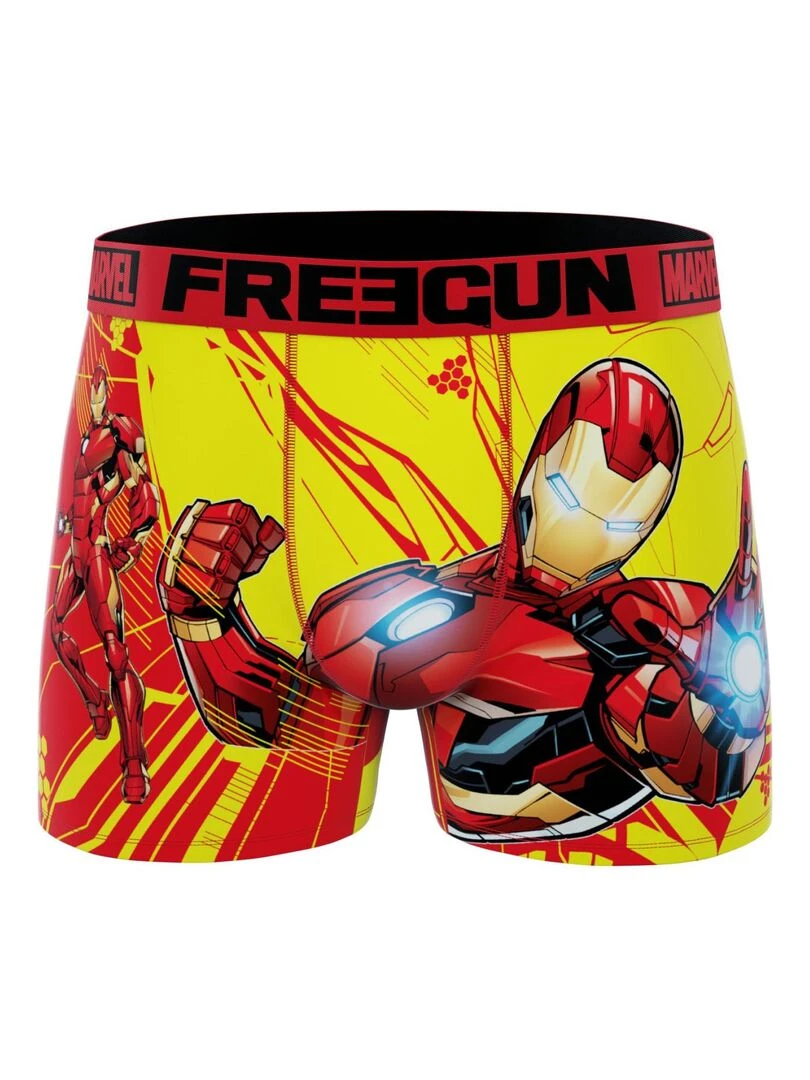 Lot de 3 boxers enfant Marvel Freegun   Bleu