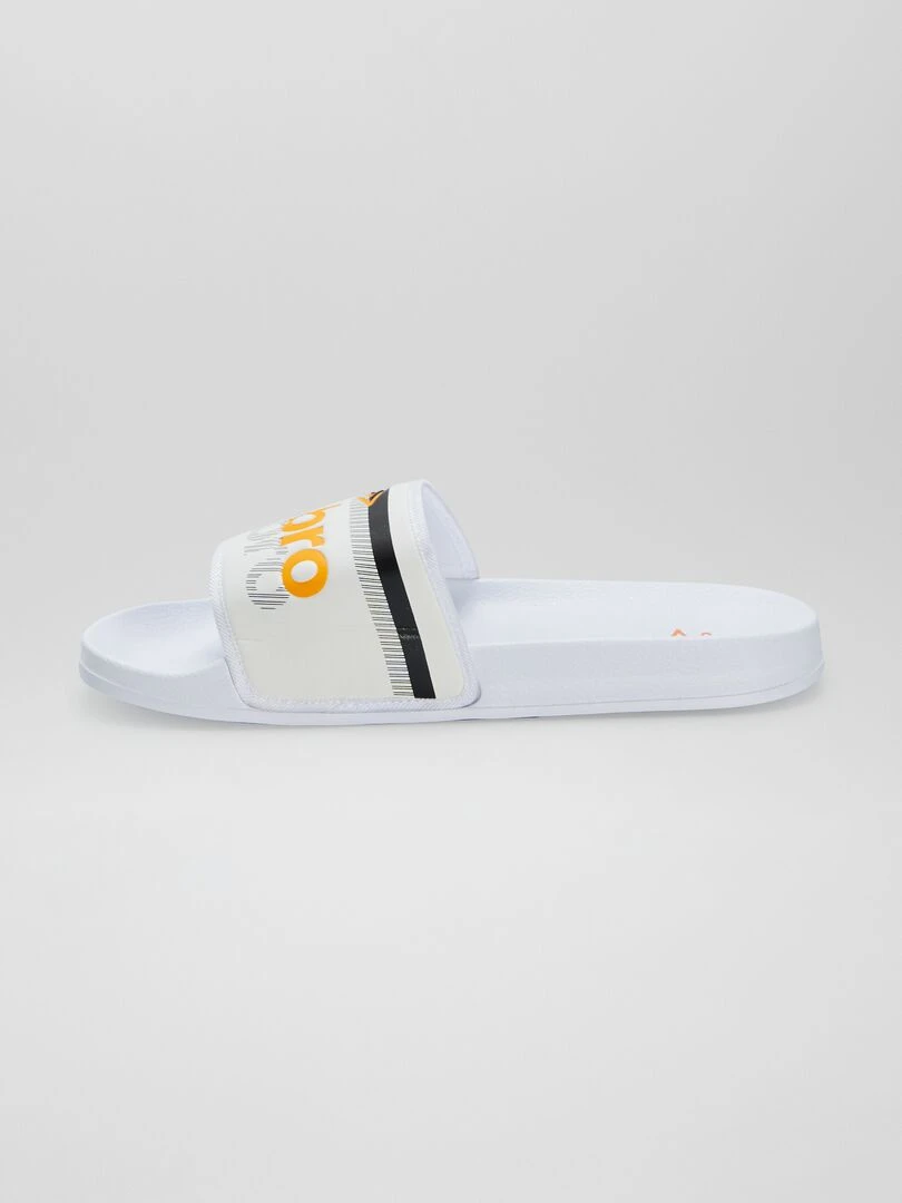 Claquettes de piscine 'Umbro'   Blanc