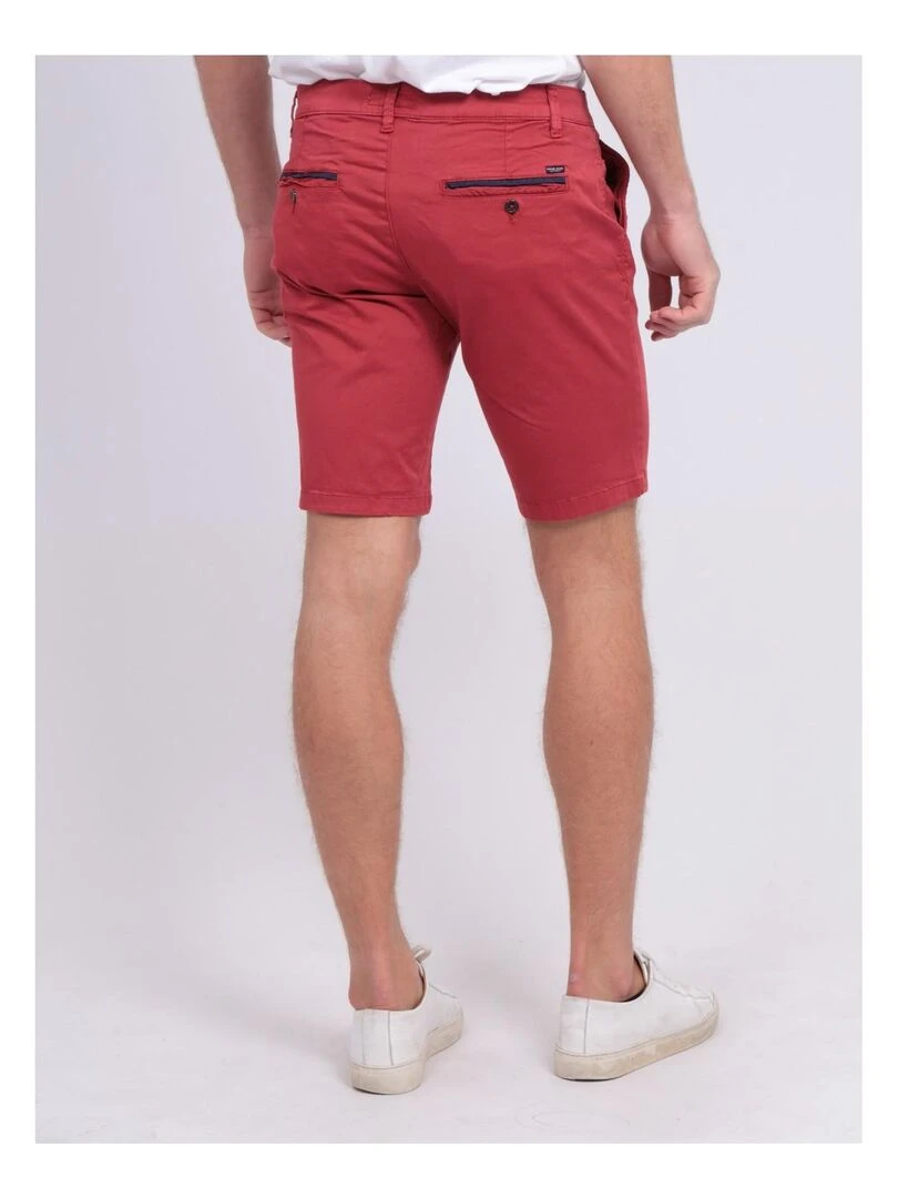 Bermuda chino slim BERKLEY Rouge