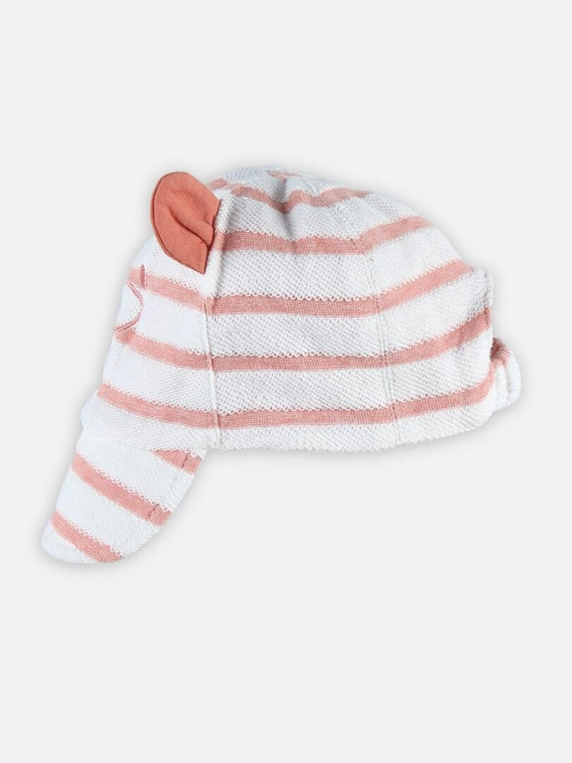 Casquette rayée en coton   Noukie's   Rose