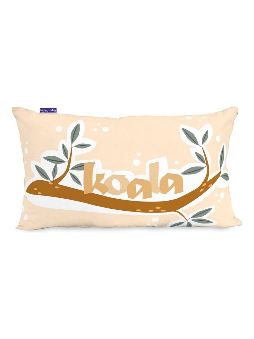 Housse de coussin Baby koala "Happyfriday" Blanc