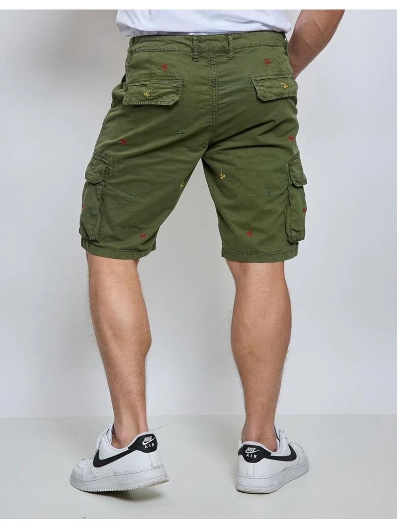 Short Cargo à motifs Kebello   Vert