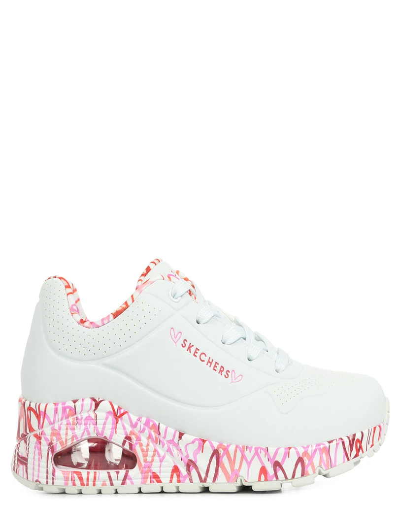 Baskets Uno Loving Love Blanc