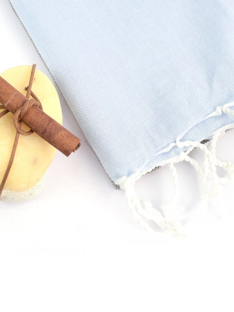 Serviette hammam Sunset "Happyfriday" Blanc