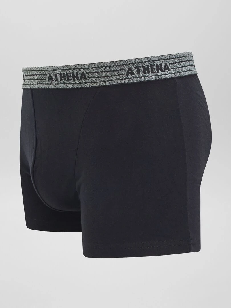 Lot de 4 boxers 'Athena'   noir/bleu