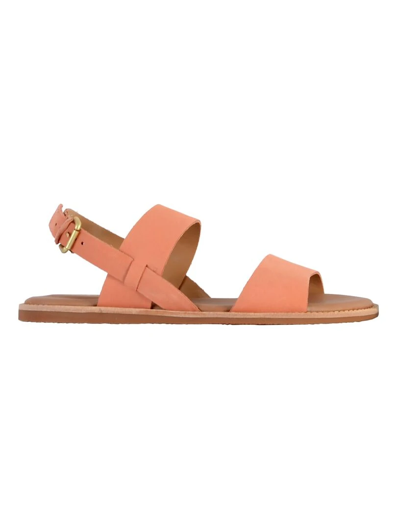 Sandales Cuir Clarks Karsea Strap   Orange